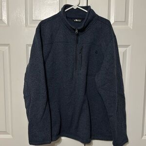the North Face quarter zip thick fleece Men’s
